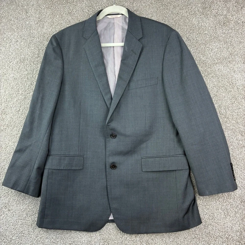 Brooks Brothers Red Fleece Size 42R Gray Wool Blazer Preppy Ivy League Classic